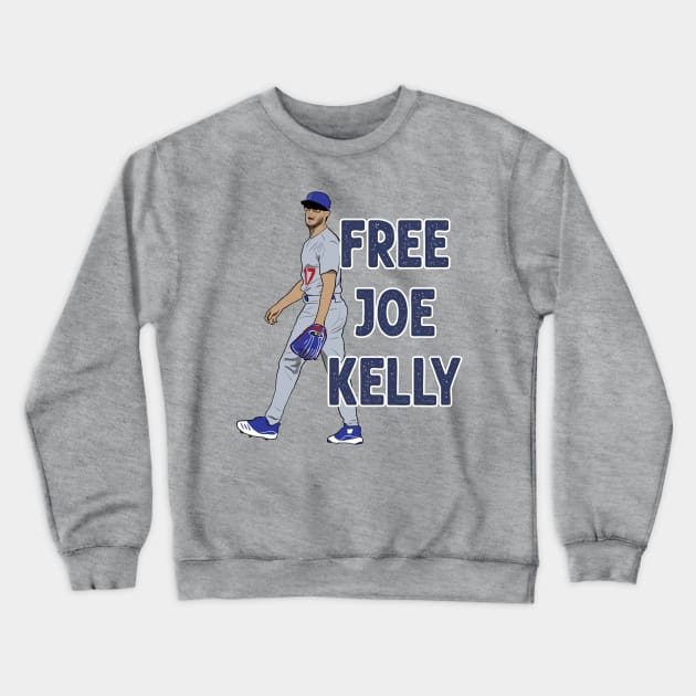 Free Joe Kelly LA Dodgers Crewneck Sweatshirt by Hevding